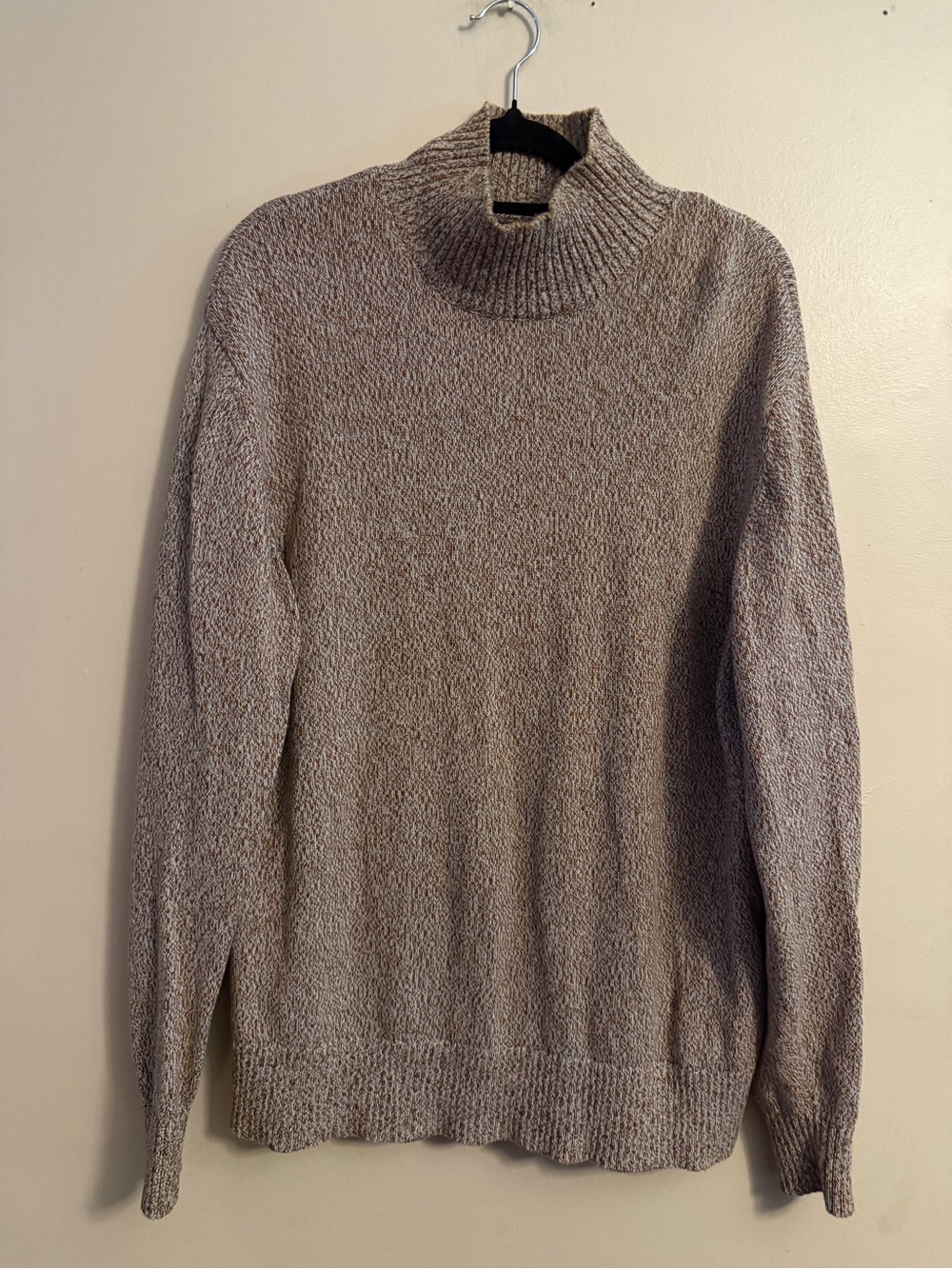 Zara Men's Taupe Turtleneck Sweater